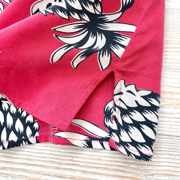 Rails Brianna 100% Silk Mini Slip Dress | Pink Pineapple XS - Picture 3 of 9